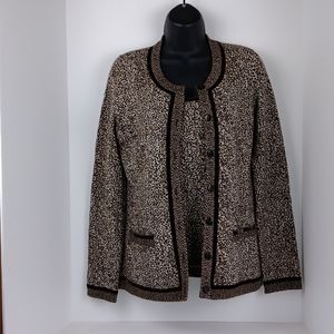Dana Buchman Twin Sweater Set Size S